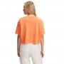 Damski t-shirt basic Under Armour UA Rival Wash SS - pomarańczowy