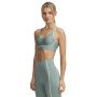 Biustonosz treningowy Under Armour Infinity Mid Piped - zielony