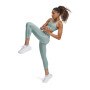 Biustonosz treningowy Under Armour Infinity Mid Piped - zielony