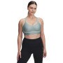 Biustonosz treningowy Under Armour Infinity Mid Piped - zielony