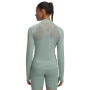 Damski longsleeve treningowy Under Armour Vanish Elite Vent FZ - zielony