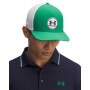 UNDER ARMOUR Męska czapka z daszkiem Under Armour M Isochill Drive Mid STR  zielona Zielony