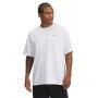 Męski t-shirt z nadrukiem Under Armour Project Rock Hwt SS - biały 