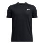 Chłopięca koszulka treningowa Under Armour UA Tech Utility SS - czarna