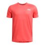 UNDER ARMOUR Chłopięca koszulka treningowa Under Armour UA Tech Utility SS  czerwona Czerwony