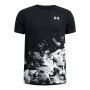 UNDER ARMOUR Chłopięca koszulka treningowa Under Armour UA Tech Graphic SS  czarna Czarny