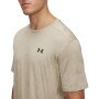 Męska koszulka treningowa Under Armour UA Tech Vent Jcqrd SS - beżowa