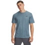  UNDER ARMOUR Męska koszulka treningowa Under Armour UA Tech Vent Jacquard  niebieska Niebieski