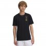 UNDER ARMOUR Męski tshirt z nadrukiem Under Armour UA Evol Logo  czarny Czarny