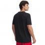 Męski t-shirt z nadrukiem Under Armour UA Hoops Net - czarny