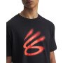mini: Męska koszulka do koszykówki Under Armour Curry Playable Tee 1 - czarna (3)