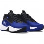 Dziecięce buty do koszykówki Under Armour UA Gs Lockdown 7 - niebieskie