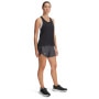 Damski top do biegania Under Armour UA Launch Camo Singlet - czarny 