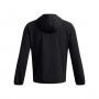 Męska kurtka wiatrówka Under Armour UA Stretch Woven Windbreaker - czarna
