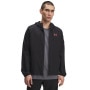 UNDER ARMOUR Męska kurtka wiatrówka Under Armour UA Stretch Woven Windbreaker  czarna Czarny