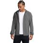 UNDER ARMOUR Męska kurtka wiatrówka Under Armour UA Stretch Woven Windbreaker  szara Szary
