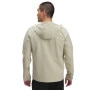 Męska kurtka wiatrówka Under Armour UA Stretch Woven Windbreaker - beżowa