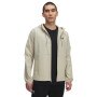 UNDER ARMOUR Męska kurtka wiatrówka Under Armour UA Stretch Woven Windbreaker  beżowa Beżowy