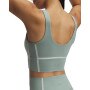 Damski top treningowy Under Armour Meridian Piped Crop Tank - zielony