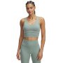 UNDER ARMOUR Damski top treningowy Under Armour Meridian Piped Crop Tank  zielony Zielony