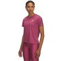 Damska koszulka treningowa Under Armour UA Tech WM Tape SS - różowa