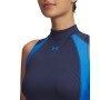 Damski top treningowy Under Armour UA HeatGear Rib Tank - granatowy