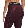mini: Damskie legginsy treningowe Under Armour UA ColdGear Textured Legging - bordowe (4)