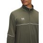 Męski long sleeve Under Armour UA M Challenger Training QZ - khaki