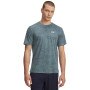 Męska koszulka treningowa Under Armour UA Tech Tee Pixelate - niebieska