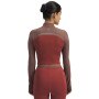 mini: Damski longsleeve treningowy top Under Armour UA Halo CW Mock - czerwony (2)