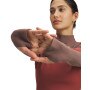 mini: Damski longsleeve treningowy top Under Armour UA Halo CW Mock - czerwony (3)