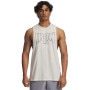 UNDER ARMOUR Męski top tank treningowy Under Armour Project Rock Tank  biały  Biały