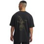 mini: Męski t-shirt z nadrukiem Under Armour UA Project Rock SS - czarny (2)