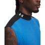 mini: Męski top tank treningowy Under Armour HeatGear Wordmark - niebieski (3)