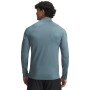 Męski longsleeve treningowy Under Armour Cold Weather Grid LS Mock - niebieski