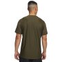 mini: Męska koszulka treningowa Under Armour Project Rock Iso Chill SS - khaki (2)