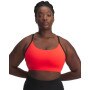 Damski biustonosz treningowy Under Armour UA Halo Bonded Bra - czerwony 