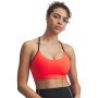 Damski biustonosz treningowy Under Armour UA Halo Bonded Bra - czerwony 