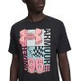 mini: Męski t-shirt z nadrukiem Under Armour UA M LOGO COLLAGE - czarny (3)