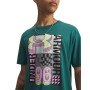mini: Męski t-shirt z nadrukiem Under Armour UA M LOGO COLLAGE - zielony (3)