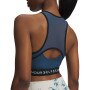 mini: Damski top treningowy Under Armour HeatGear Mesh Tank - niebieski (3)
