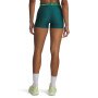 mini: Damskie spodenki treningowe Under Armour HeatGear Shorty - zielone (3)