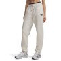 mini: Damskie spodnie dresowe joggery Under Armour Icon Flc Varsity Jogger - białe (2)