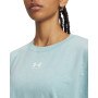 mini: Damski t-shirt Under Armour UA Rival Boxy Tee Wash - niebieski (3)