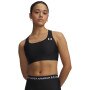 mini: Damski biustonosz treningowy Under Armour HeatGear Mid - czarny (1)