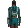 mini: Damska bluza treningowa Under Armour HeatGear Mesh FZ - zielona (2)