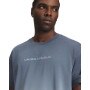 mini: Męski t-shirt z nadrukiem Under Armour UA Heavyweight Gradient - niebieski (3)