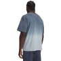 mini: Męski t-shirt z nadrukiem Under Armour UA Heavyweight Gradient - niebieski (2)
