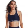 UNDER ARMOUR Biustonosz sportowy UNDER ARMOUR UA CROSSBACK MID BRA  granatowy 410