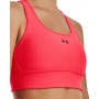 Biustonosz treningowy Under Armour Crossback Longline - łososiowy